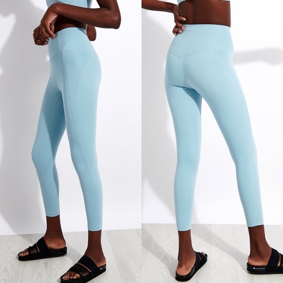 Girlfriend Collective Compressive High-Rise Legging, Blue - Picture 4 of 9